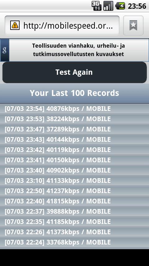 Network Speed Test Android Tools