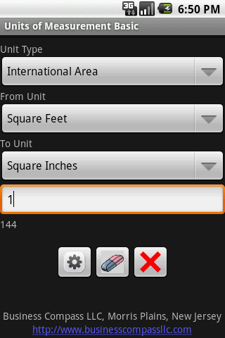 Units of Measurement  Basic Android Tools