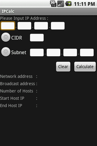 IPCalc Android Tools