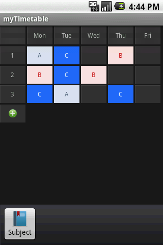 myTimetable Android Tools