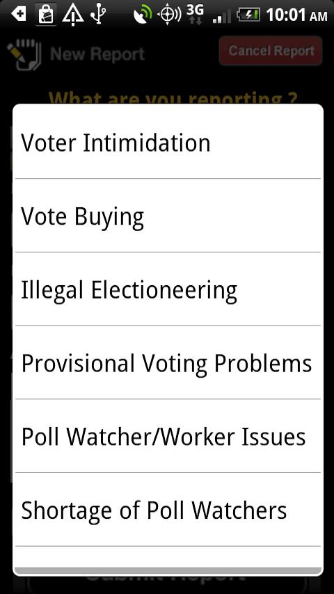 Voter Fraud Mobile Android Tools