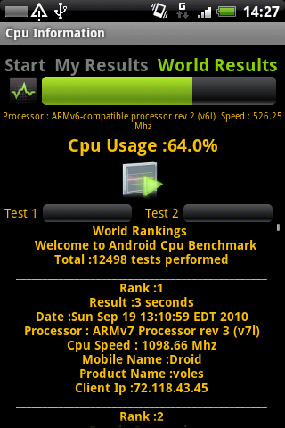 Cpu Information Android Tools