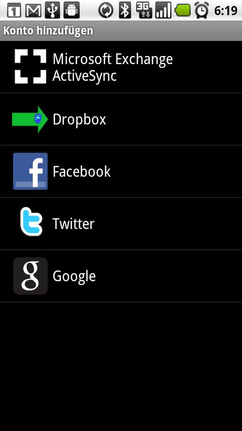 Wolschon’s Account for Dropbox Android Tools