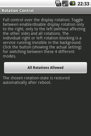 AutoRotation Control Android Tools