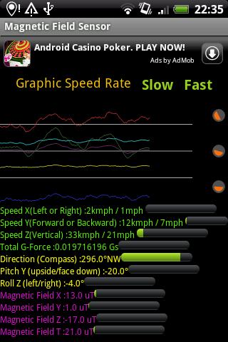 Magnetic Field Sensor Manager Android Tools