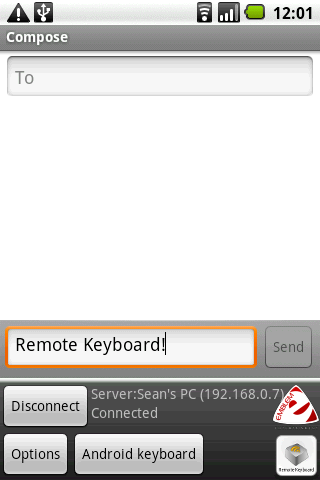 Remote Keyboard Input Method Android Tools