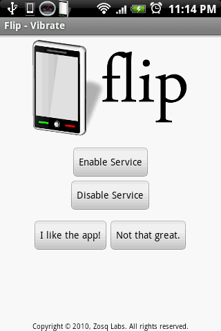 Flip – Vibrate Android Tools