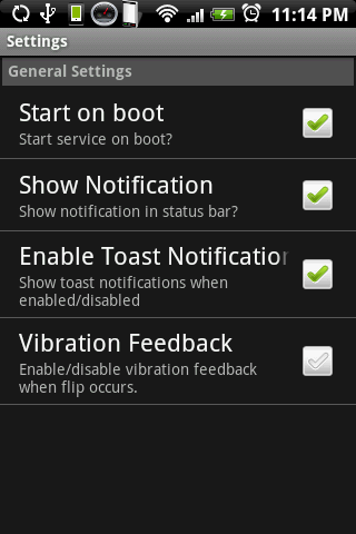 Flip – Vibrate Android Tools