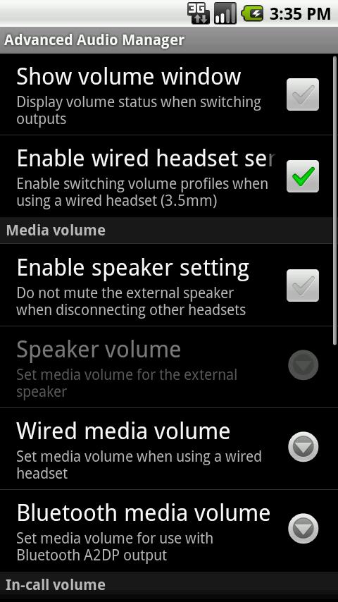Advanced Audio Manager Android Tools