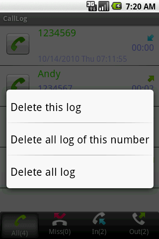 CallLog Android Tools