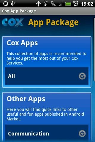 Cox App Pack