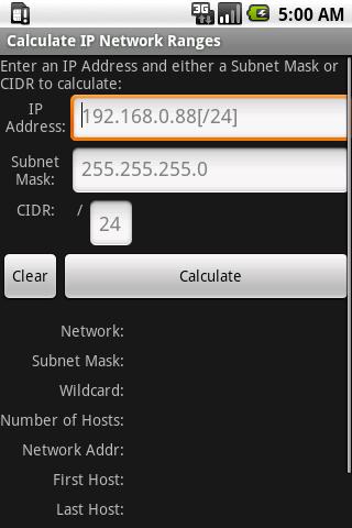 IPCalcEx FREE Android Tools