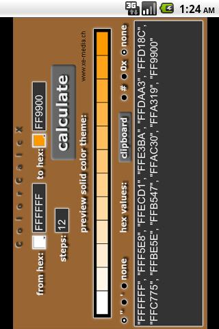 ColorCalcX Android Tools