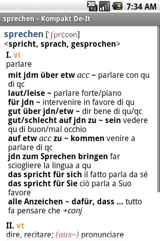 PonsCompact German<>ItalianTR Android Demo