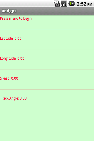 andgps Android Demo
