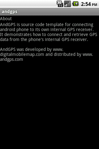 andgps Android Demo