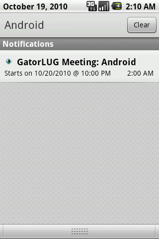 GatorLUG Events Notifier