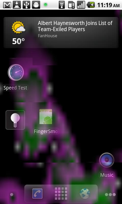 FingerSmoke Android Demo