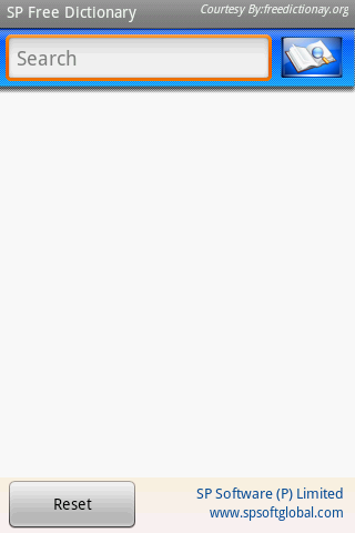 SP Free Dictionary Android Demo