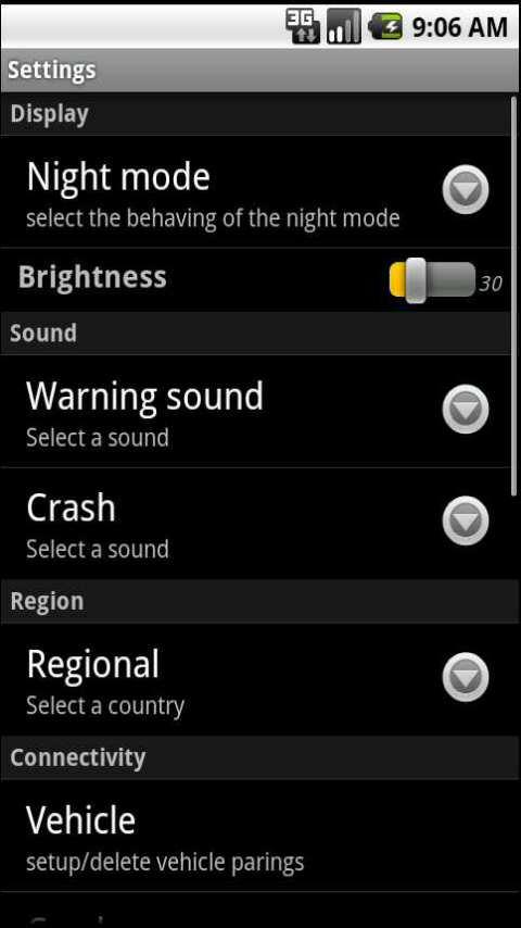 eCar Dashboard Android Demo