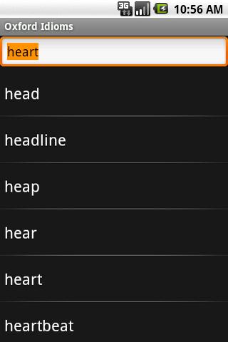 Oxford Dictionary of Idioms TR Android Demo