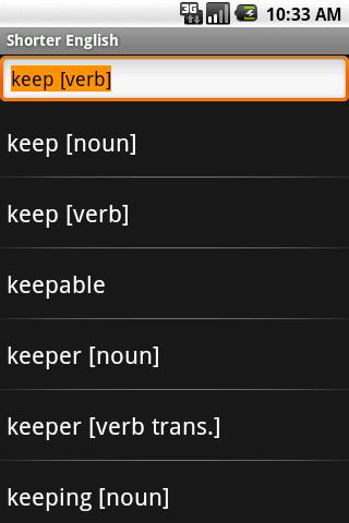 Shorter OXFORD English TR Android Demo