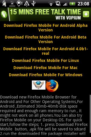 Download Firefox Mobile