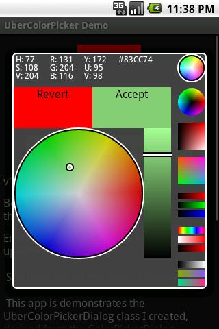 UberColorPicker Demo Android Demo