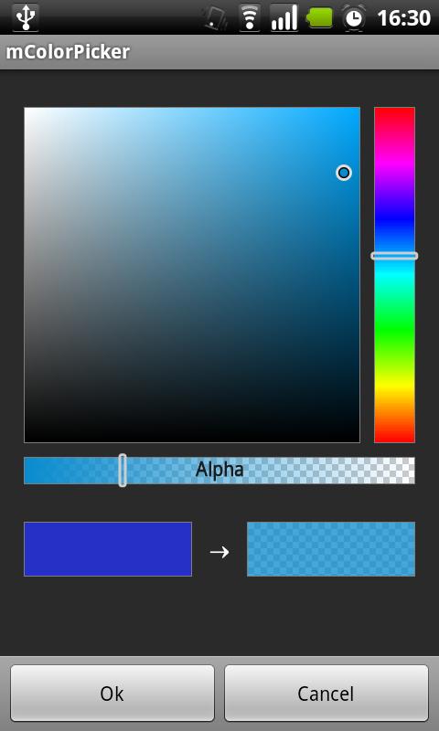 mColorPicker Android Demo
