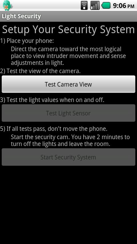 Light Security Android Demo