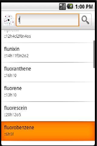 1300 Chemical Formulas Android Software libraries