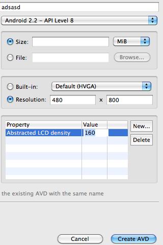 AVD Helper Android Software libraries