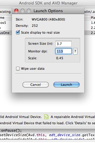 AVD Helper Android Software libraries