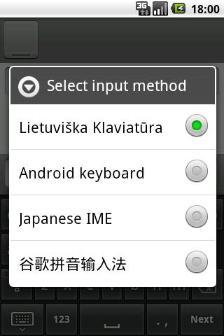 LT keyboard v1 Android Software libraries