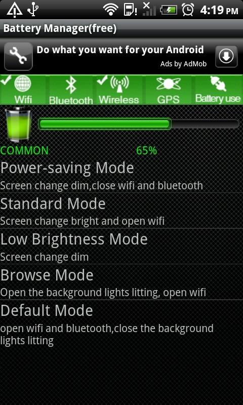 Battery Manager(Free) Android Productivity