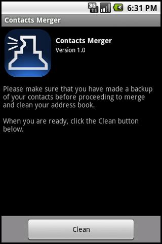 Contacts Merger