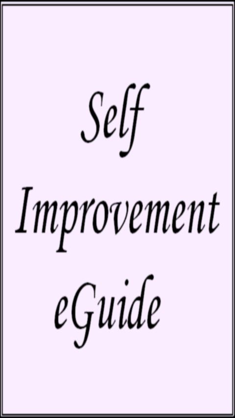 Self Improvement eGuide Android Productivity