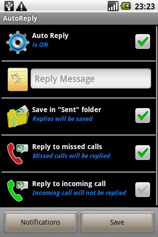 Auto Reply Sms/Calls Android Productivity