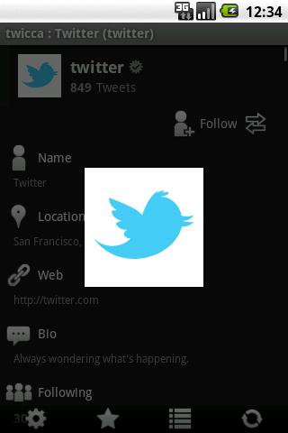 twicca Profile Image Plug-in Android Social