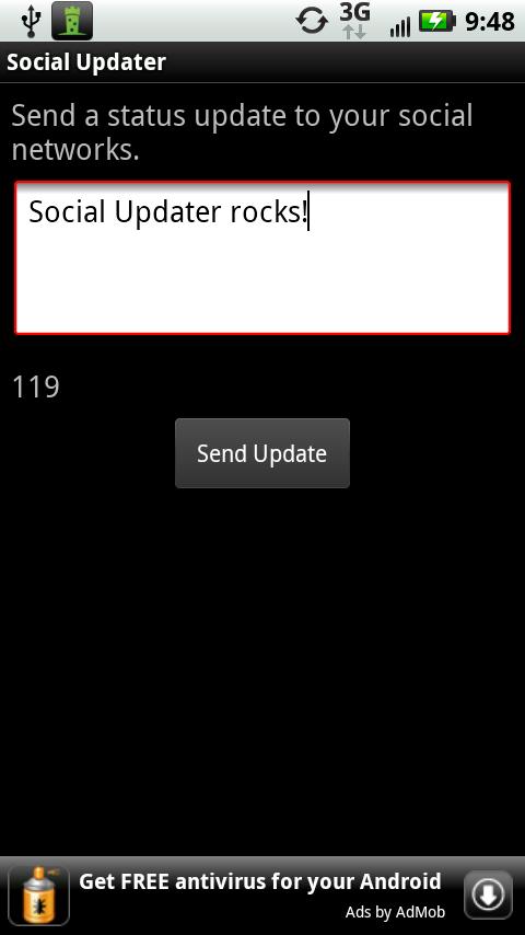 Social Updater Android Social