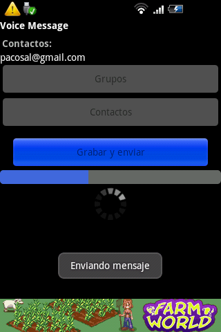 Voice Message Android Communication