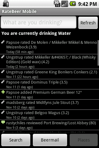 RateBeer Mobile Android Social