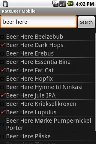 RateBeer Mobile Android Social
