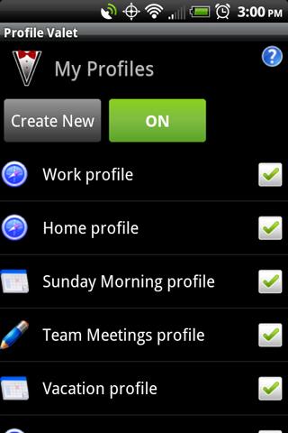 Profile Valet Android Productivity