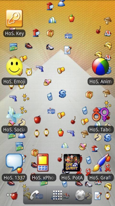 Emoji SMS + Live Wallpaper Android Communication