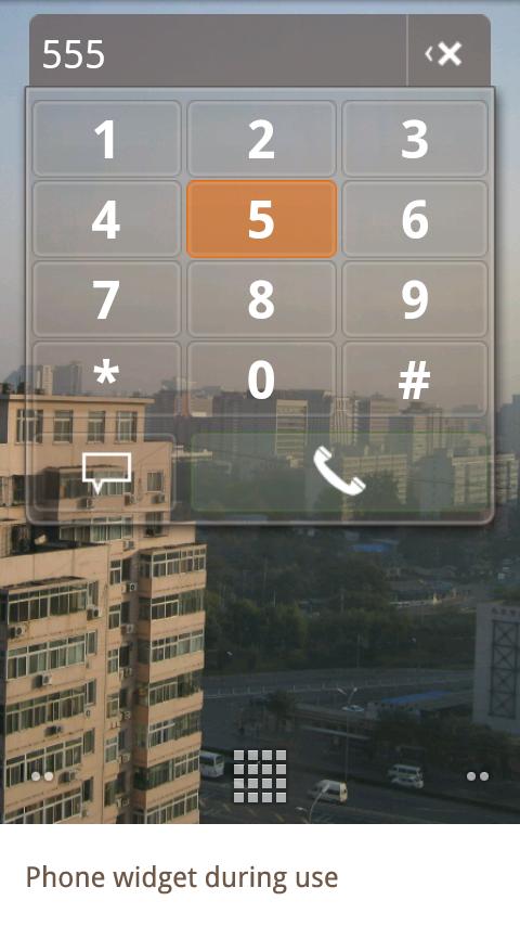 Phone Widget Android Communication