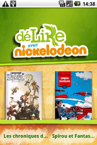 déLire with Nickelodeon Android Comics