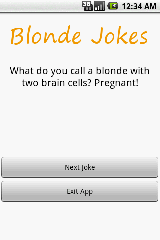 Blonde Jokes! Android Comics