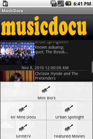 MusicDocu Android Entertainment