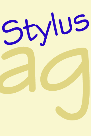 Stylus FlipFont Android Entertainment